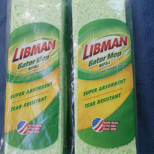 Libman Gator Mop Refills Super Absorbent Lot Of 2